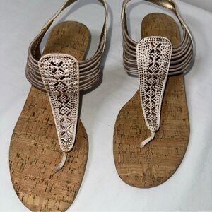 Bandolino Metallic Sandals